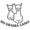 No Drama Llama Illustration