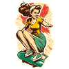 Skater-Mädchen
