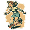 Skater-Mädchen