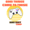 Retro Arcade Gaming Camp Logo