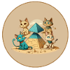 Chats Pyramides