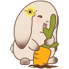 Adorable Gardening Bunny