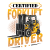 Certified forklift driver