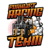 Gabelstapler-Rennteam