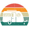 Retro caravan