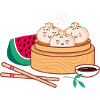 Dim Sum with Watermelon