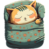 Kawaii Cat Sleep Gift
