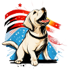 Labrador Dog USA Gift