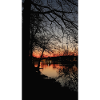 Sunset over the lake