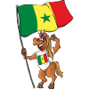 Senegal Fan Horse