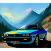 Sports car 80s