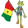 Senegal Fan Frog
