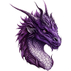 Mighty Purple Fantasy Dragon