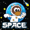 Monkey in space