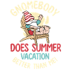 Funny gnome summer holidays