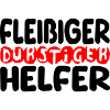 fleißiger durstiger helfer