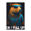 Capybara capybara marsvin gnager meme