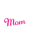 Power Mom white-pink