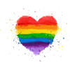 Regenbogen Herz