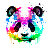 Panda aquarelle