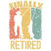 Fishing retirement retro