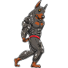 Doberman Dog Gym Bodybuilder
