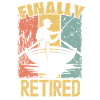 Fishing retirement retro