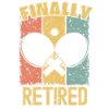 Table-tennis retirement retro