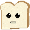 Toast mit Augen