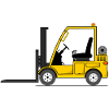 Chariot élévateur Jaune