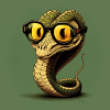 The retro spectacle snake