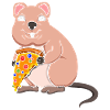 Quokka-Liebhaber Quokka-Flüsterer Tier-Pizza