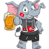 Tunisia Fan Elephant