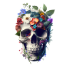 SKULL-FLOWERS
