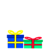 gratulieren, 40 Geschenke bunt