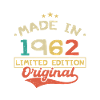 Valmistettu 1962 | Rajoitettu painos 1962 | Alkuperäinen