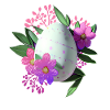 Flowers Easter Egg Floral