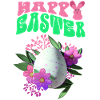 Frohe Ostern Osterei Blumenkunst