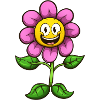 Adorable Cartoon Flower