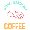 Transplantationskrankenschwester Liebt Kaffee