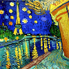 Paris Eiffel Tower van gogh