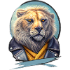 Imposing lion