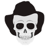 Hut mit Totenkopf Schädel Geschenkidee