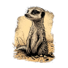 Suricates dans la nature