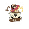 Pugs and coffee