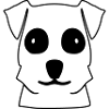 Dog Head Terrier Dog Motif