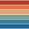 Retro Rainbow Rectangle Background Motif