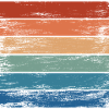 Retro Rainbow Distressed Background Motif