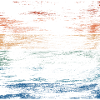 Retro Rainbow Distressed Brushstrokes