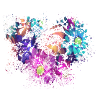 Hungarian flowers,heart,ornaments,flower heart